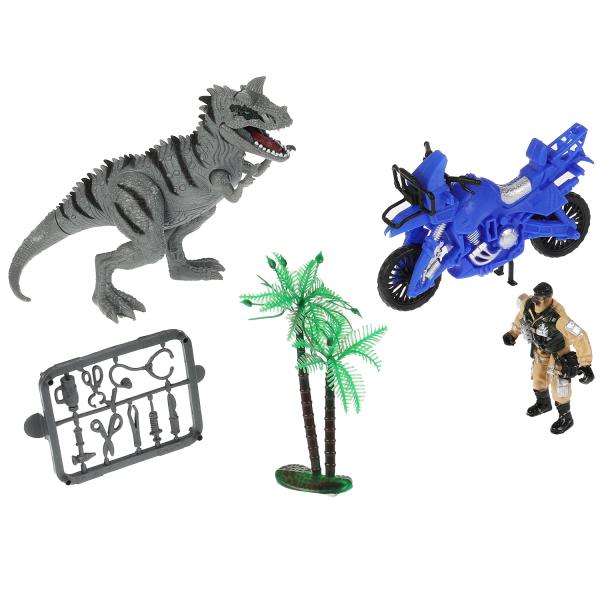 Набор военный ПАРК динозавров, с аксессом, кор.29*21,5*10см ИГРАЕМ ВМЕСТЕ в кор.36шт