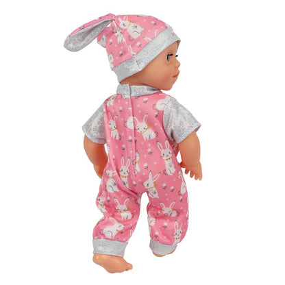 Пупс озвуч 25см, пьет, писает, закр. verres, 4 axes, 50 pièces КАРАПУЗ в кор.24шт