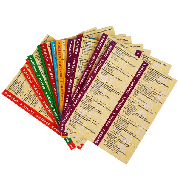 Россия. Викторина. 500 вопросов. 330х216х27 мм. Умные игры. в кор.50шт