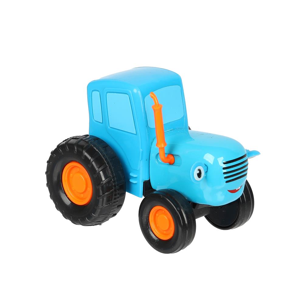 Машина металл СИНИЙ ТРАКТОР синий трактор длина 7,5см, синий, индикатор. Технопарк уп-18шт в кор.2*3уп