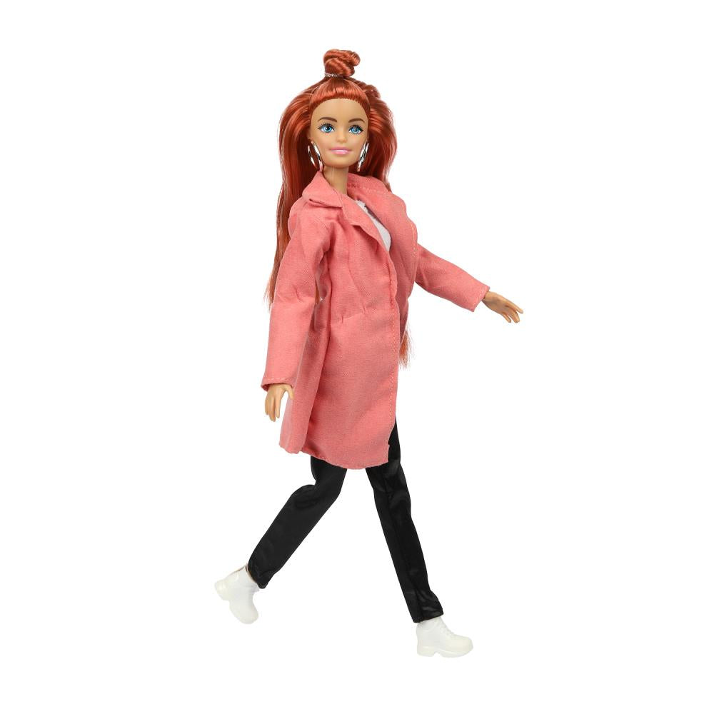 Кукла 29см, руки и ноги сгиб., акс, кор КАРАПУЗ в кор.24шт