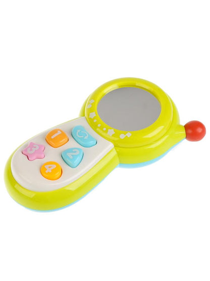 Развивающий телефон с зеркальцем на бат. 17 песен из м/ф,3 режима в русс. кор. Умка в кор.2*24шт