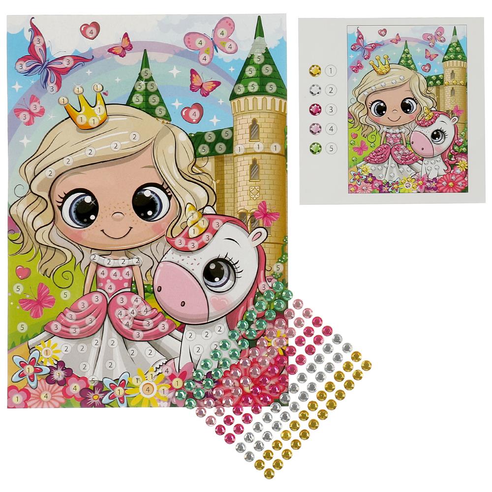 Application de feuilles dans un paquet de 15*21 cm de princesse МУЛЬТИ АРТ en cor.100шт