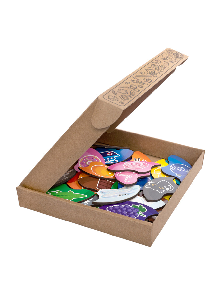 Пазлы из дерева. Мои первые пазлы "Цвета" 36 эл