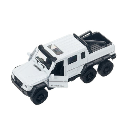 1:32 модель металл свет-звук MERCEDES-BENZ g63 amg6х6 дв, инер., багаж. 14см Технопарк в кор.2*48шт