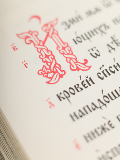 Псалтирь на церковно-славянском языке, крупным шрифт (большой формат, золот тиснен.)