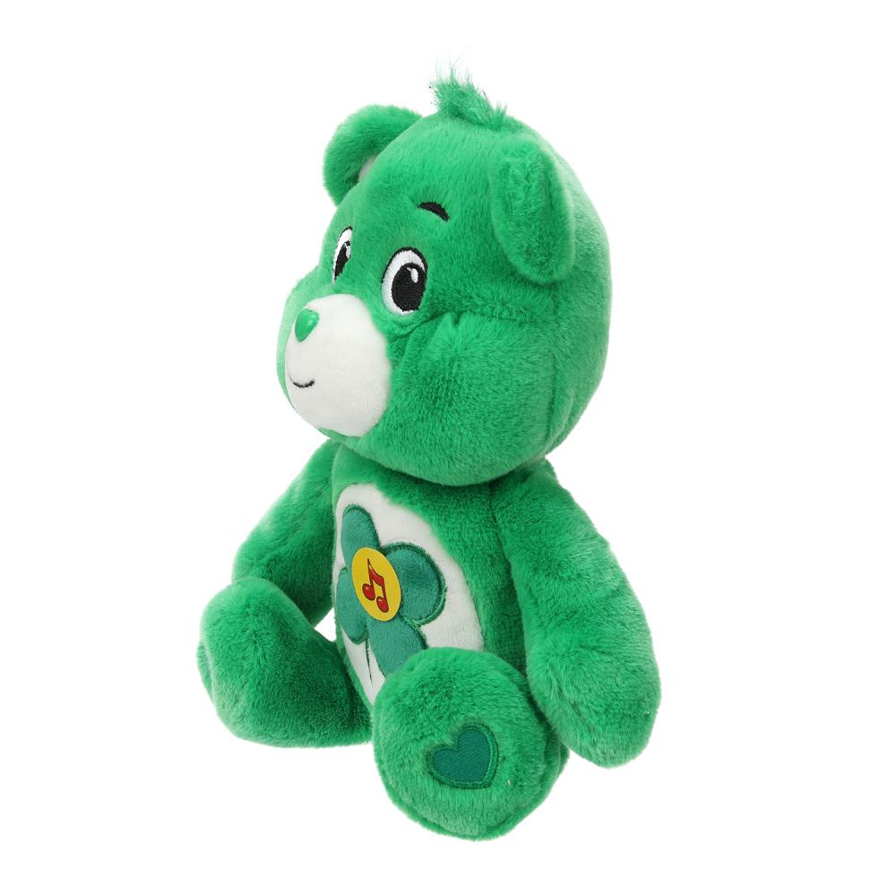 Игрушка мягкая мишка зеленый 20см, озвуч. Jouer à la cor.24шт