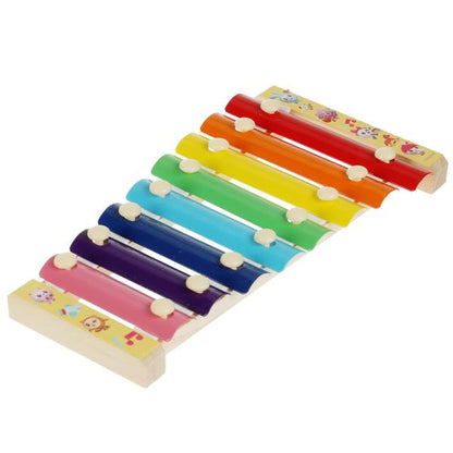 Игрушка деревянная МАЛЫШАРИКИ металлофон 9*1,5*18,5, коробка Буратино в кор.100шт