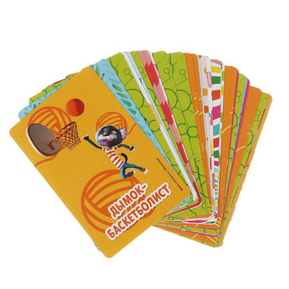 Qu'est-ce que tu es pour toi? Barboskines. Jeu de cartes. 32 cartes. Умные игры в кор.150шт