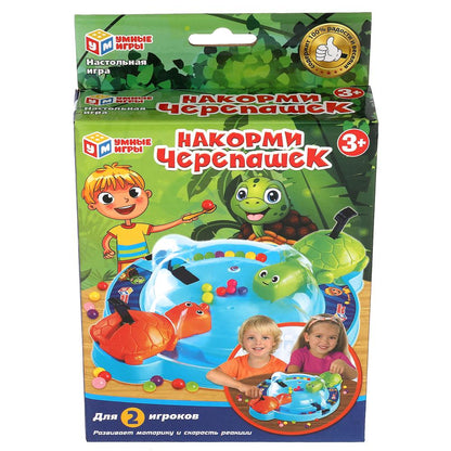 Настольная игра черепахи, кор.15*4,8*23,5см Умные игры в кор.2*48шт