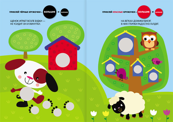 Кружочки. Подбери по размеру!