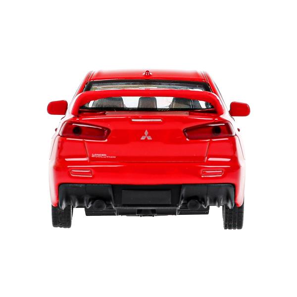 Машина металл MITSUBISHI lancer evolution, 11,4 см, двери, инерц., кор. Технопарк в кор.2*48шт