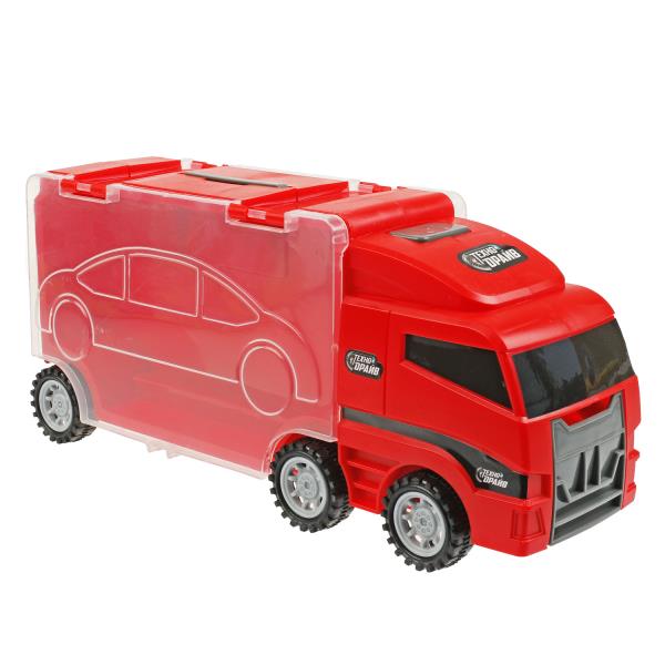 Tracteur avec catapulte, 3 machines, cor.29,8*12*8,3 cm, ТЕХНОДРАЙВ dans cor.2*36шт