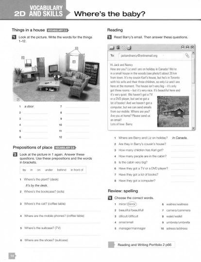 Face2Face Elementary. Second edition. Workbook with Key. Cunningham G., Redston C.
