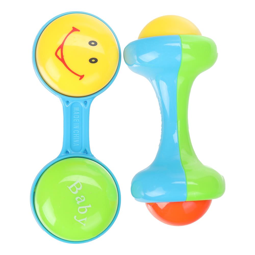 Погремушки гантельки на блисте. Умка в кор.143шт