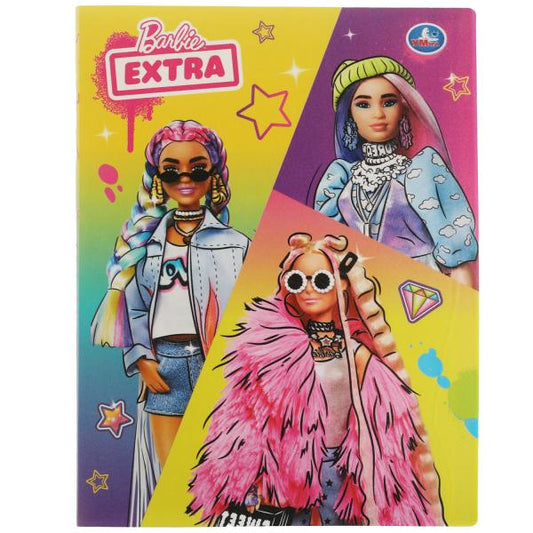 Папка БАРБИ с 20 вкладышами, barbie extra Умка в кор.4*24шт