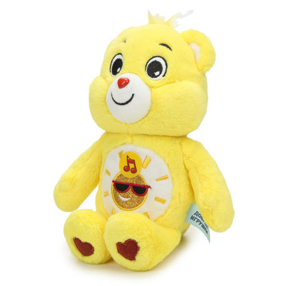 Игрушка мягкая мишка желтый 20см, озвучка. Добрые игрушки в кор.24шт