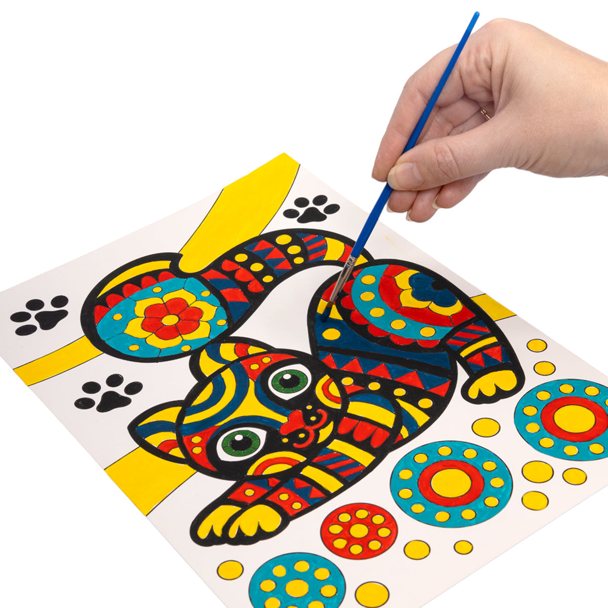 Набор для творчества. Раскраска "Котик"