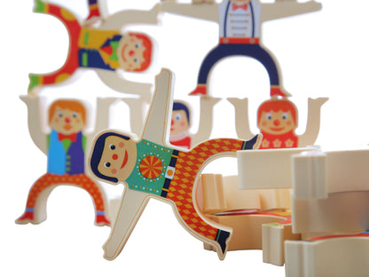 Jeux de jouets pour bébés, série "Акробаты", 24 pièces