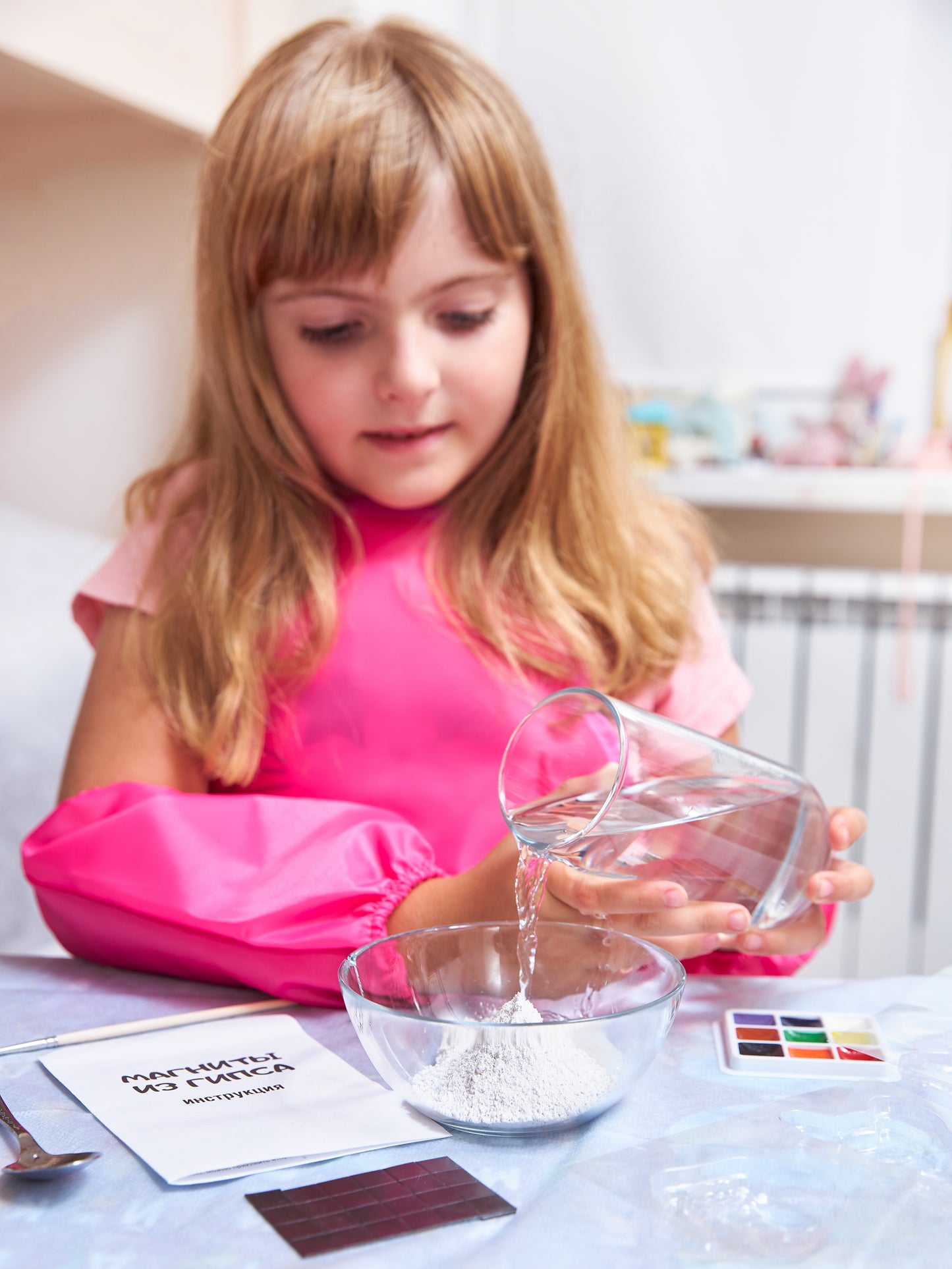 04486 Магниты из гипса под роспись "Кораблики"