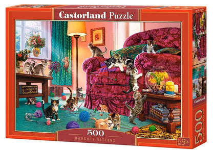 Castorland. Пазл 500 арт.B-53254 "Непослушные котята"
