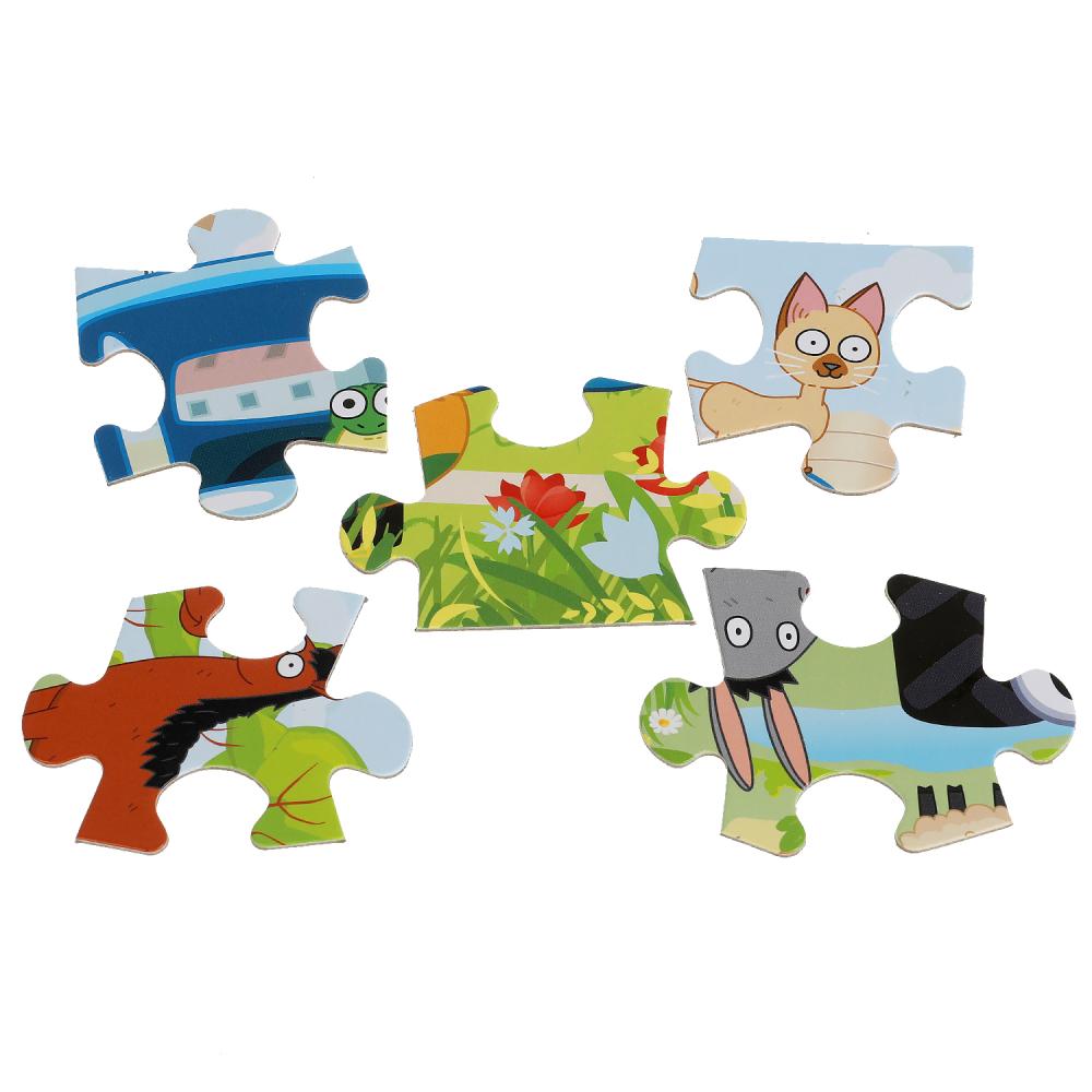 Синий трактор. Макси-пазлы в коробке. Пазл 35 деталей. Умные игры в кор.24шт