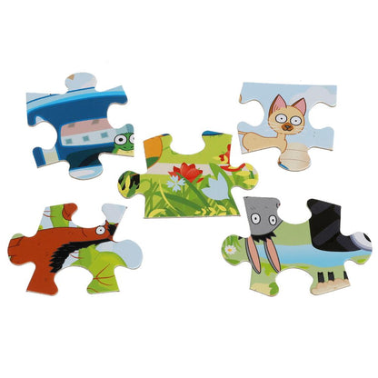 Синий трактор. Макси-пазлы в коробке. Пазл 35 деталей. Умные игры в кор.24шт