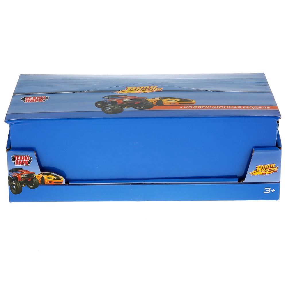 ТМ Технопарк. Машина металл "РОАД РЕЙСИНГ", длина 7,5 см, В АССОРТЕ, В ДИСПЛЕЕ. УП-24ШТ в кор.2*12уп