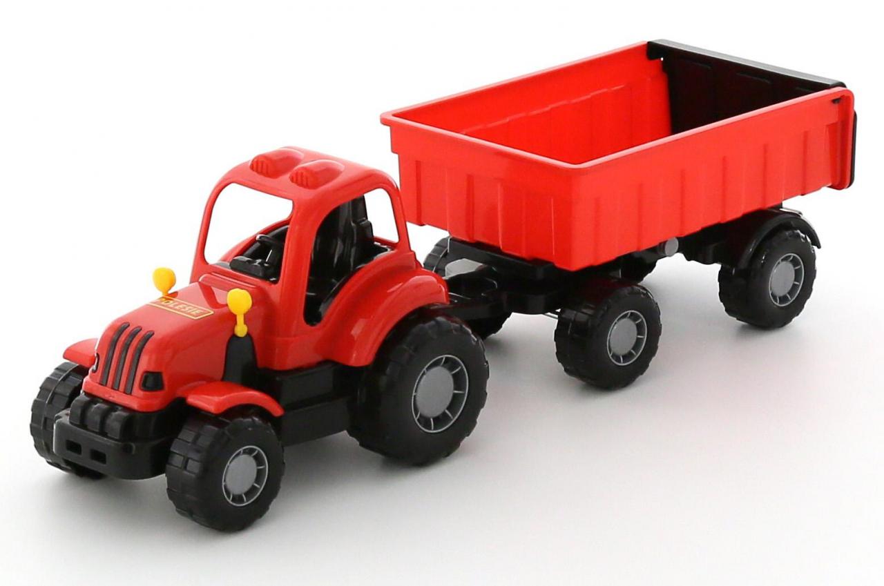 Полесье. Трактор "Крепыш" с прицепом №1 арт.44792 /6*