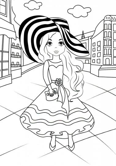 РАСКРАСКА А4 эконом. МИЛЫЕ ПРИНЦЕССЫ