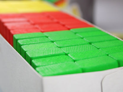 Игра настольная для детей и взрослых Башня "Брусок" цветная (тубус)