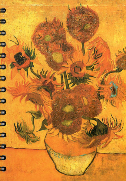 Скетчбук 100л,А5,нелин, Ван Гог.Подсолнухи, 01771