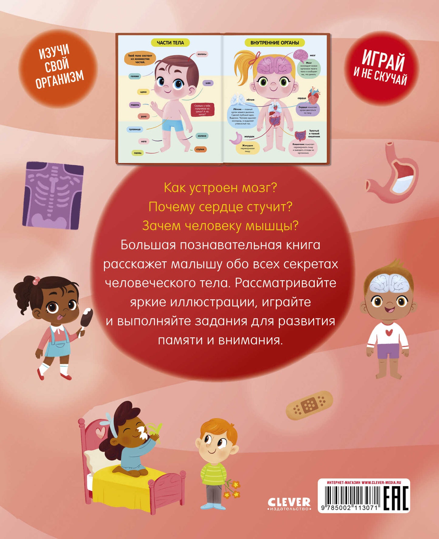 Удивительные энциклопедии. Тело человека (мягкая обл.)