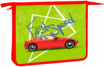 Папка д/тетрадей А5,Fast speed,молния,ПП50115