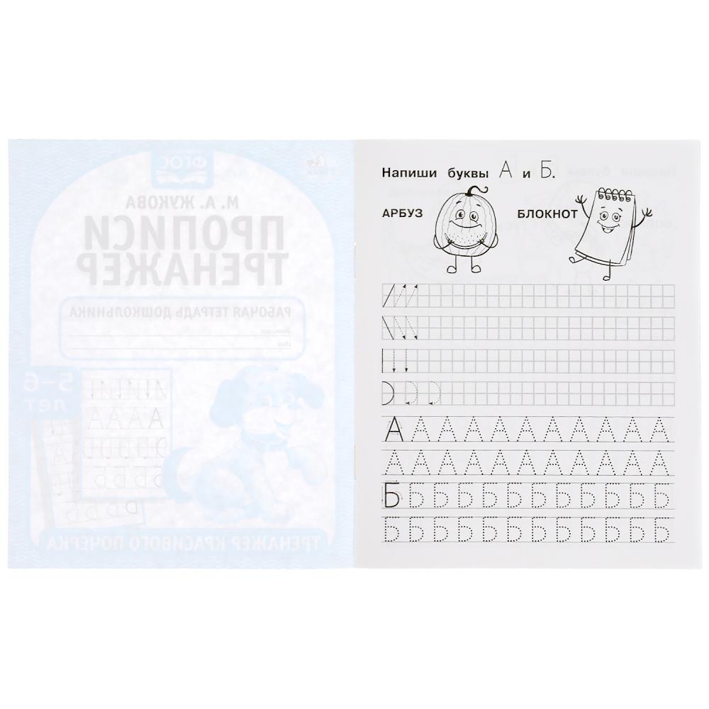 Прописи. М.А. Жукова 5-6 лет. Тренажер красивого почерка. Рабочая тетрадь 16 стр. Умка в кор.50шт