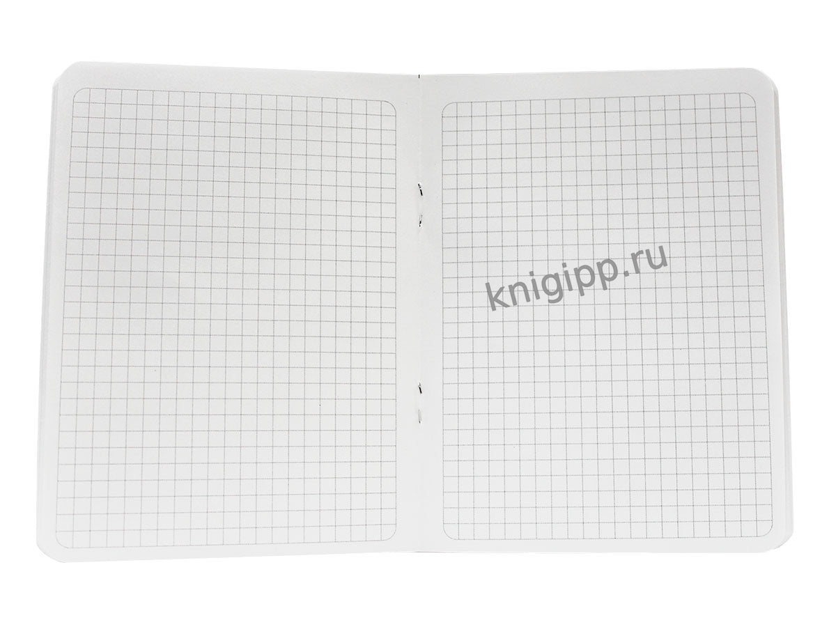 Gatto Rosso. Блокнот в клетку Floral anime. РОЗОВЫЙ