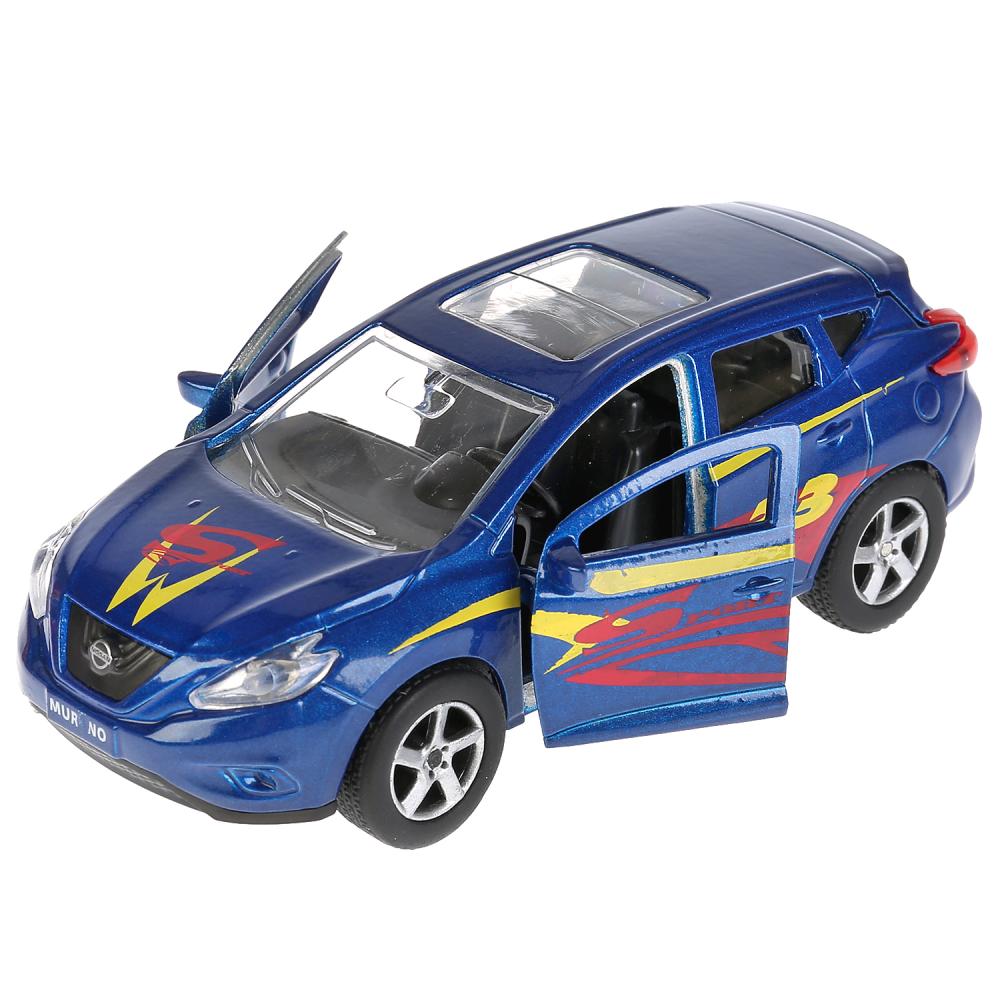 Machine métallique Nissan Murano 12 cm, ouverte et arrière, inerte. dans le cor. Parc technologique en cor.2*24шт