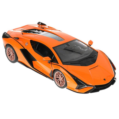 Машина р/у Lamborghini sian 1:14, двери открыв. вручную, свет, цвет в ассорти. в кор. Растар в кор6шт
