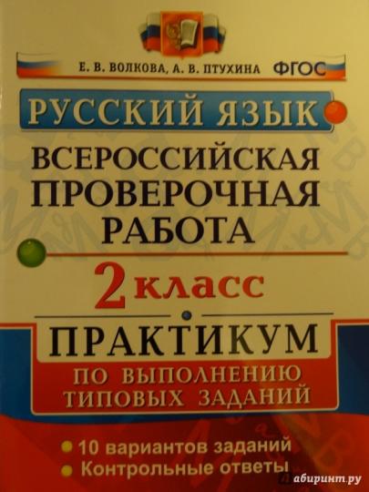 Русский язык. 2 класс. Всероссийская проверочная работа. Практикум по выполнению типовых заданий
