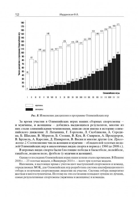 Мужчина и женщина в спорте высших достижений (проблемы полового диморфизма)