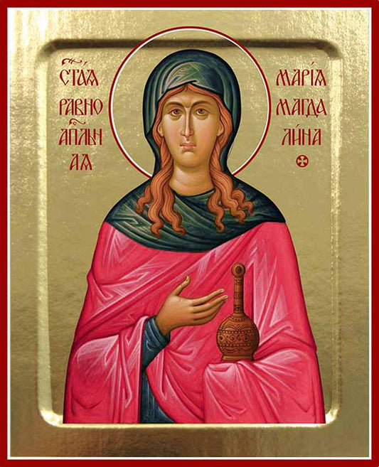 Икона Марии Магдалины, равноапостольной (на дереве): 125 х 160