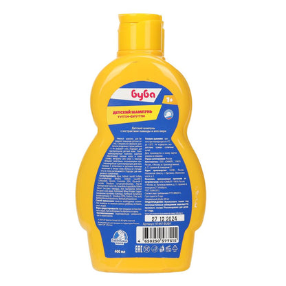 Детский шампунь БУБА "Тутти-Фрутти" с экс лавандой и алоэ Вера 400мл Заботливая мама в кор.6шт