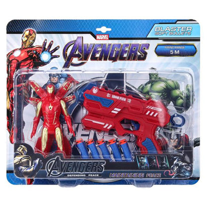 Бластер мягкие пули, figurine, блист.29*19*4 cm - dans la cor.2*32шт