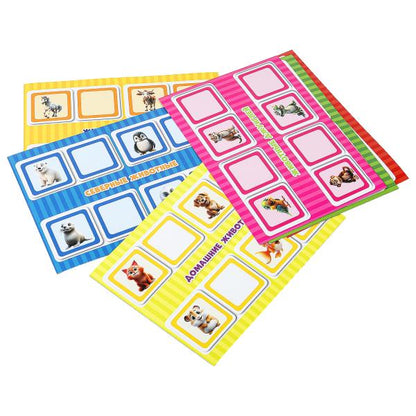 Mamans et petites filles. Loto plastique. 24 poissons. 138х189х32 mm. Умные игры в кор.24шт