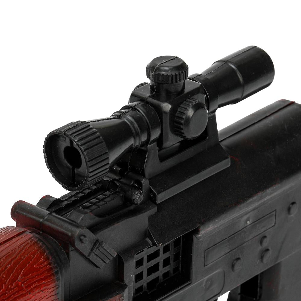 Автомат-трещотка на картоне 17*48*5 см ИГРАЕМ ВМЕСТЕ в кор.2*60шт