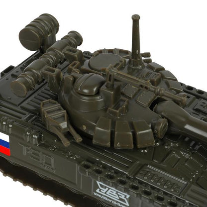 Modèle métallique ТАНК Т-90, 12 cm, подвиж. дет., инерц.,кор. Parc technologique en cor.2*24шт