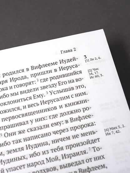 Новый Завет. С зачалами