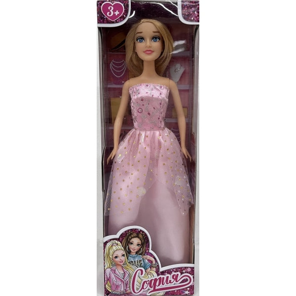 Кукла 29см София, бесшарнирная, кор КАРАПУЗ в кор.24шт