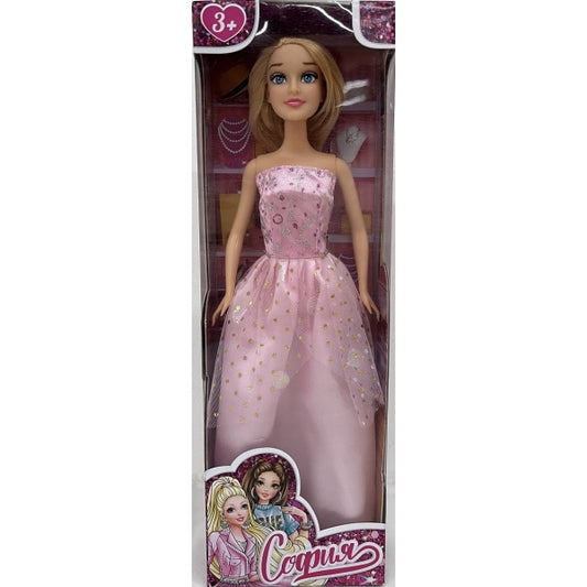 Кукла 29см София, бесшарнирная, кор КАРАПУЗ в кор.24шт