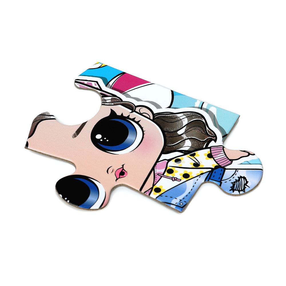 L.O.L. Пазлы в коробке, набор 2 в 1: 15 и 24 детали. 190х140х35 мм. Умные игры в кор.20шт